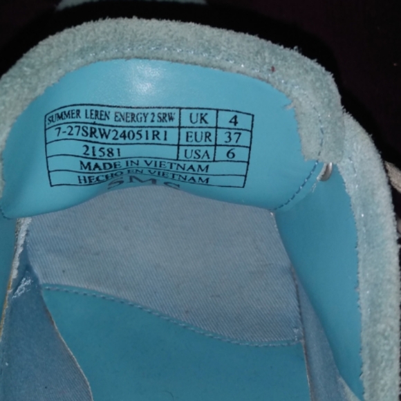 Lactoste light blue wedge shoe - Picture 4 of 5